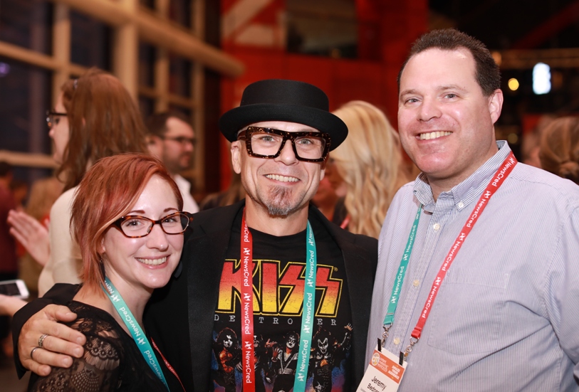 Me with Joe "JK" Kalinowski and Laurel Miltner at Content Marketing World