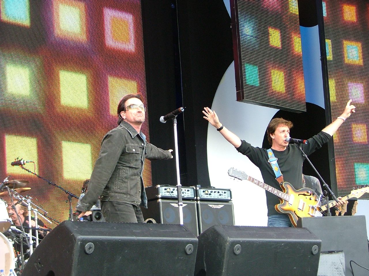 U2, Bono and Paul McCartney