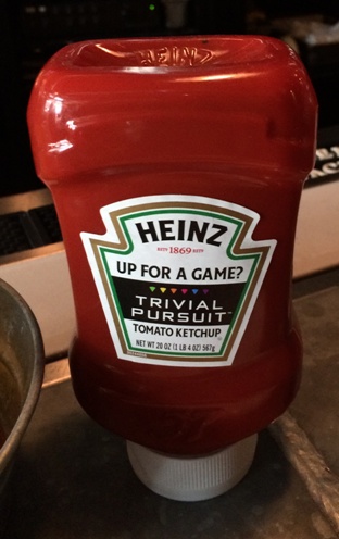 Heinz Ketchup with Trivial Pursuit Game