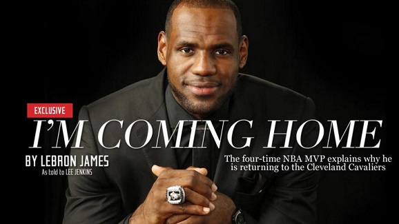 Lebron James - I'm Coming Home Sports Illustrated Story