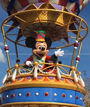 Mickey Mouse in Disney World Parade