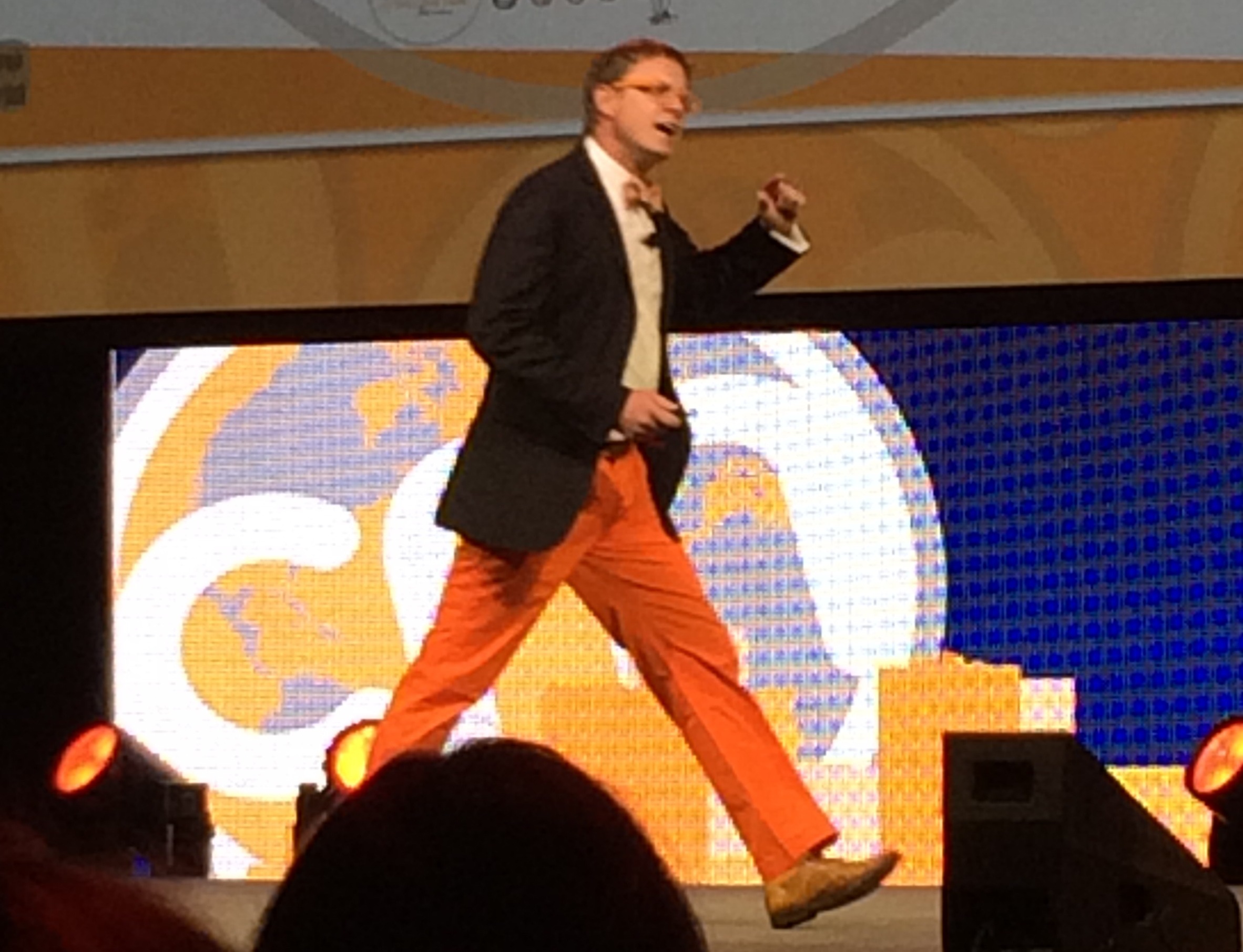 Andrew Davis on Stage at Content Marketing World 2014