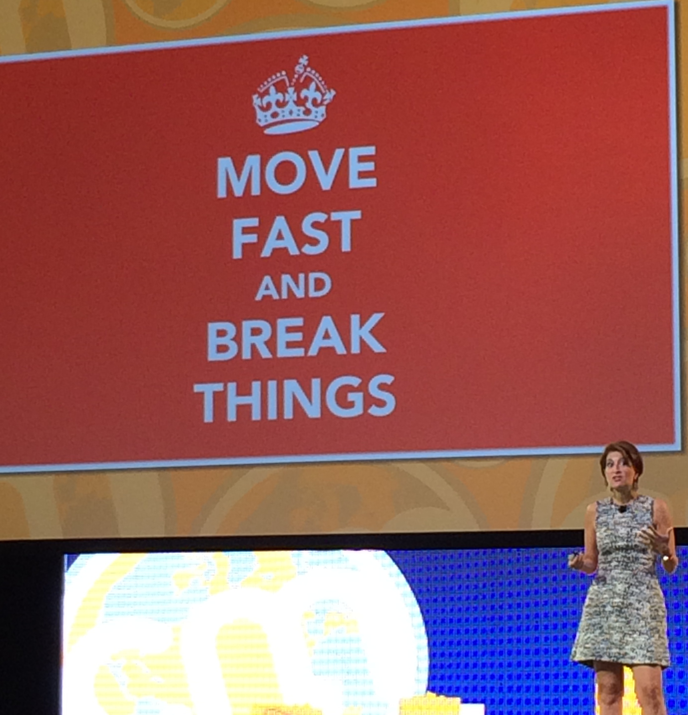 Julie Fleischer on Stage at Content Marketing World 2014