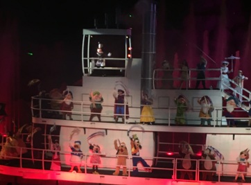 Disney World Characters on the Riverboat