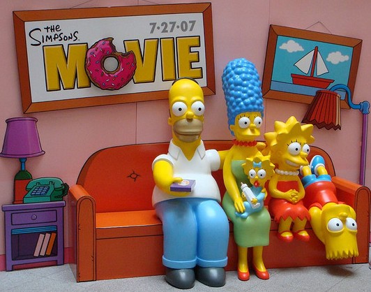Simpsons Movie Couch Photo Opp