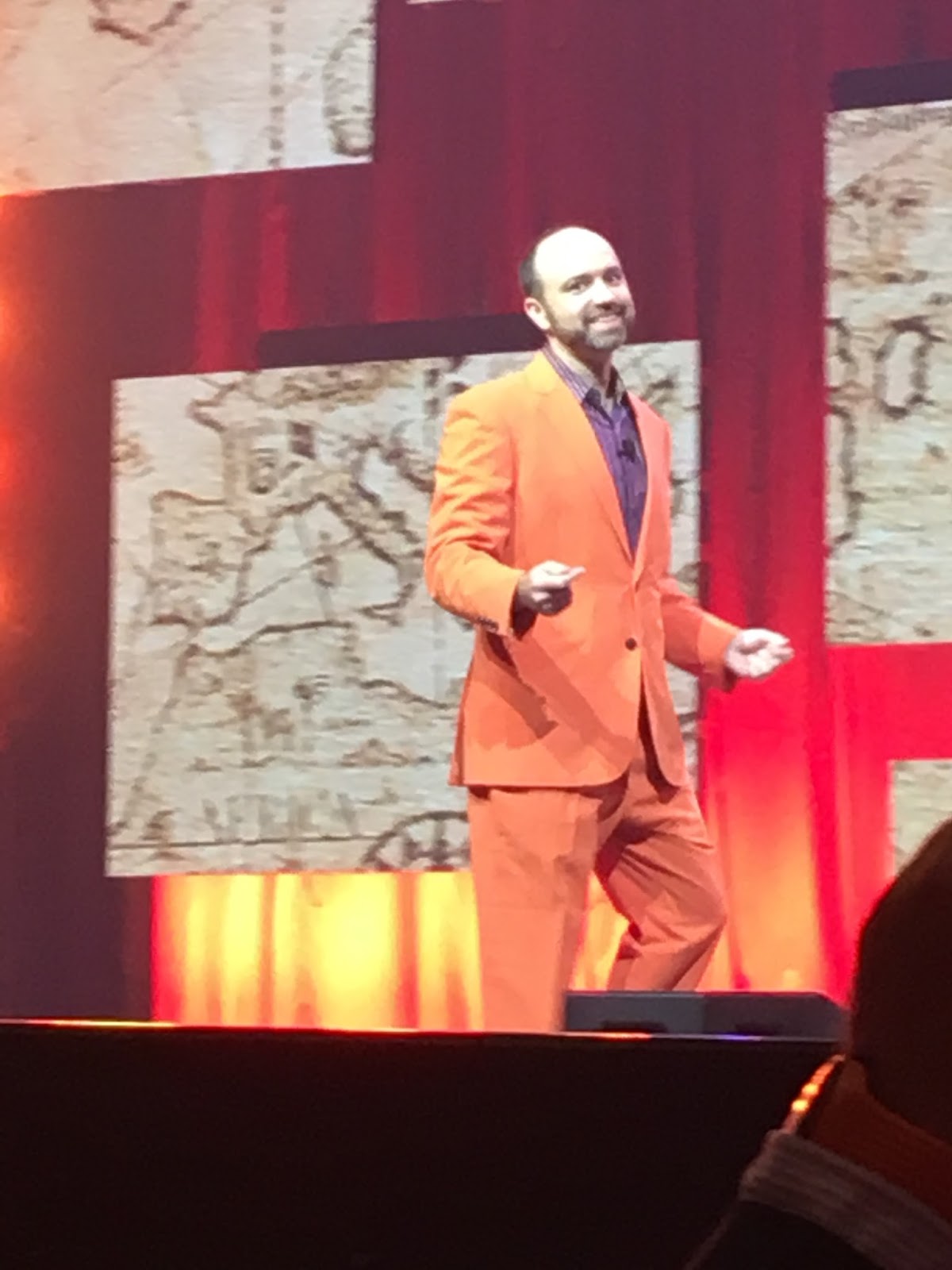 Joe Pulizzi on Stage at Content Marketing World 2017